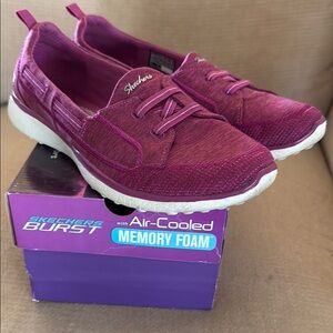 Skechers Slip-On Sneakers with Air-Cooled Memory Foam